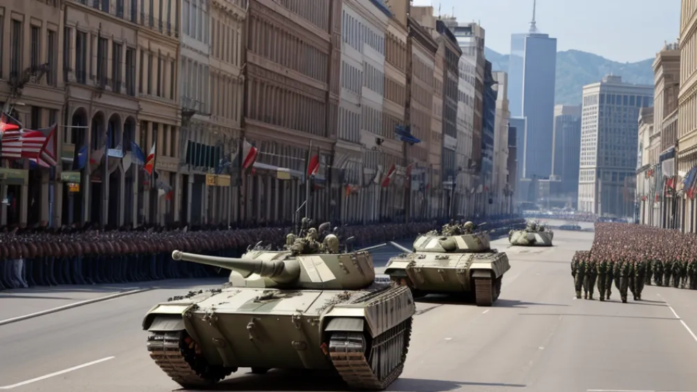Сербия продемонстрировала мощь армии: танки, ракеты и самолеты на грандиозном параде
