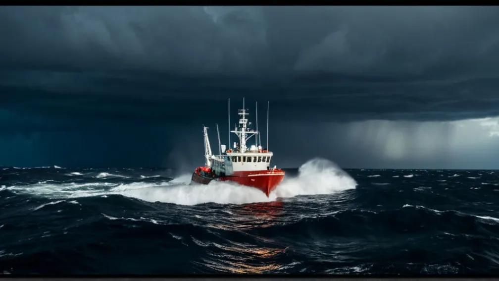 Біля узбережжя Південної Кореї перекинувся китайський риболовецький човен, дев'ять моряків зникли безвісти