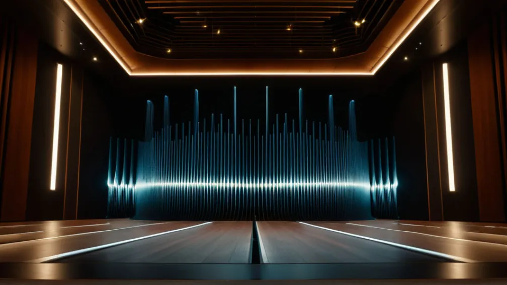 Абстрактне представлення звукових хвиль і світла