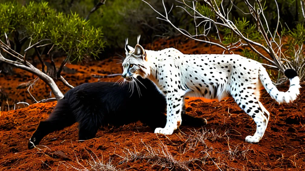 Біла рись та помаранчеві мавпи: вчені шукають причину аномальної зміни кольору у тварин