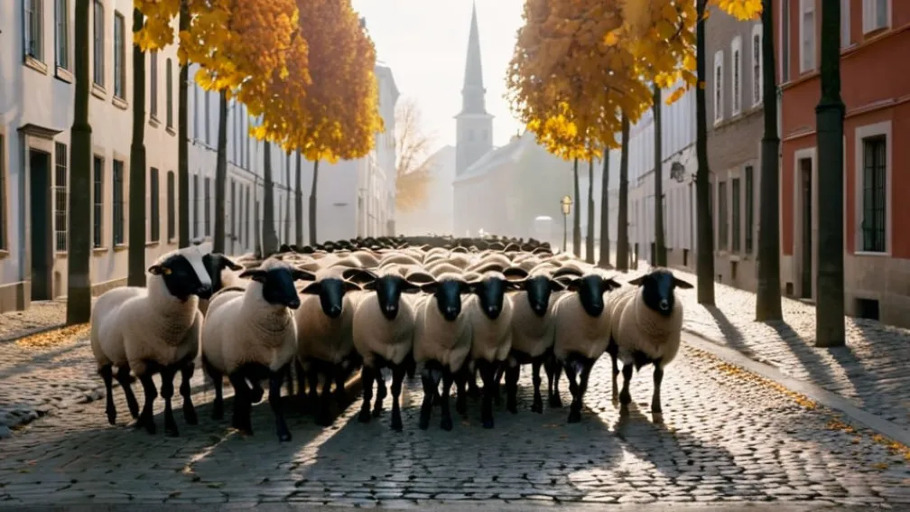 Сотні овець пройшли через Нюрнберг до зимових пасовищ: щорічне видовище та користь для міста