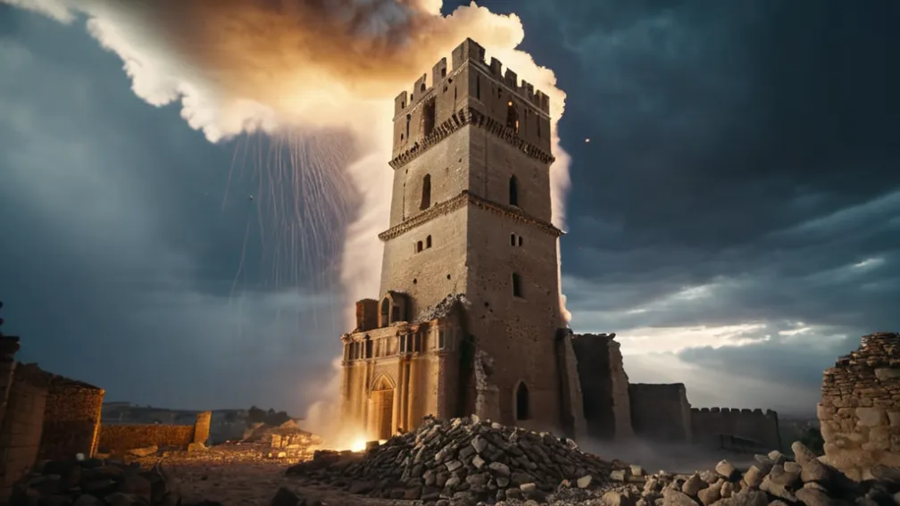 У Римі частково обвалилася середньовічна вежа: один робітник у критичному стані, інший заблокований