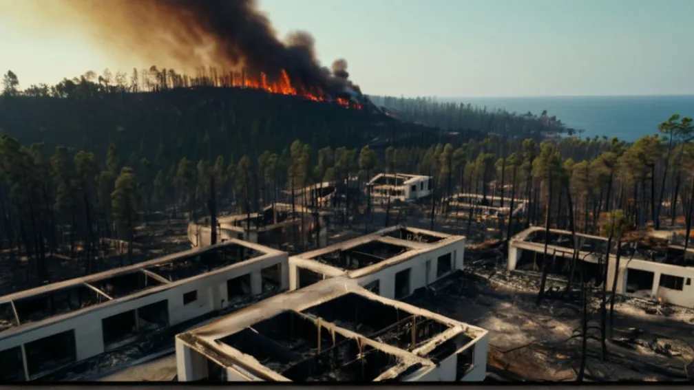 Масштабна пожежа в Японії: зруйновані будинки та евакуація