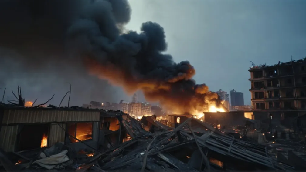 Руйнівна пожежа у Дакці: Тисячі людей залишилися без даху над головою після знищення переповнених нетрів