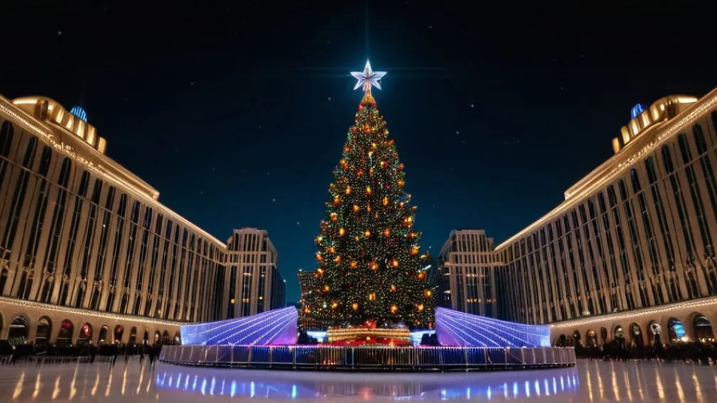 Різдвяна ялинка Рокфеллер-центру засяяла у Нью-Йорку