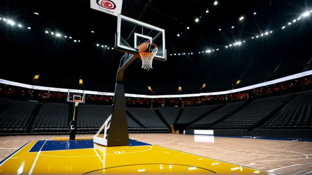 Фотореалістичне зображення баскетбольного майданчика