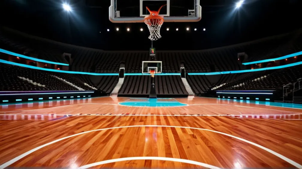 Порожній баскетбольний зал
