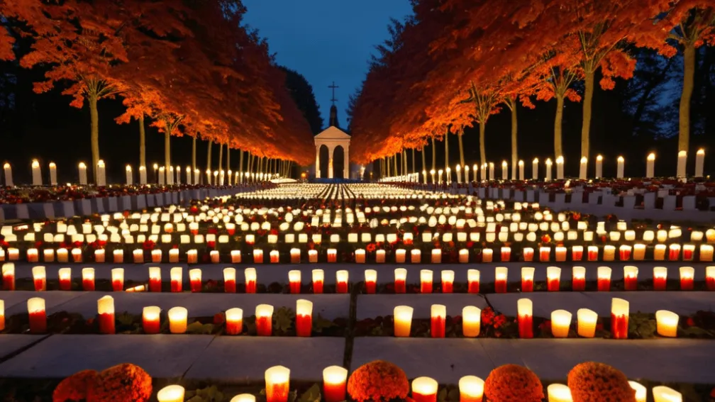 День усіх святих у Польщі: Як католики вшановують пам’ять померлих тисячами свічок