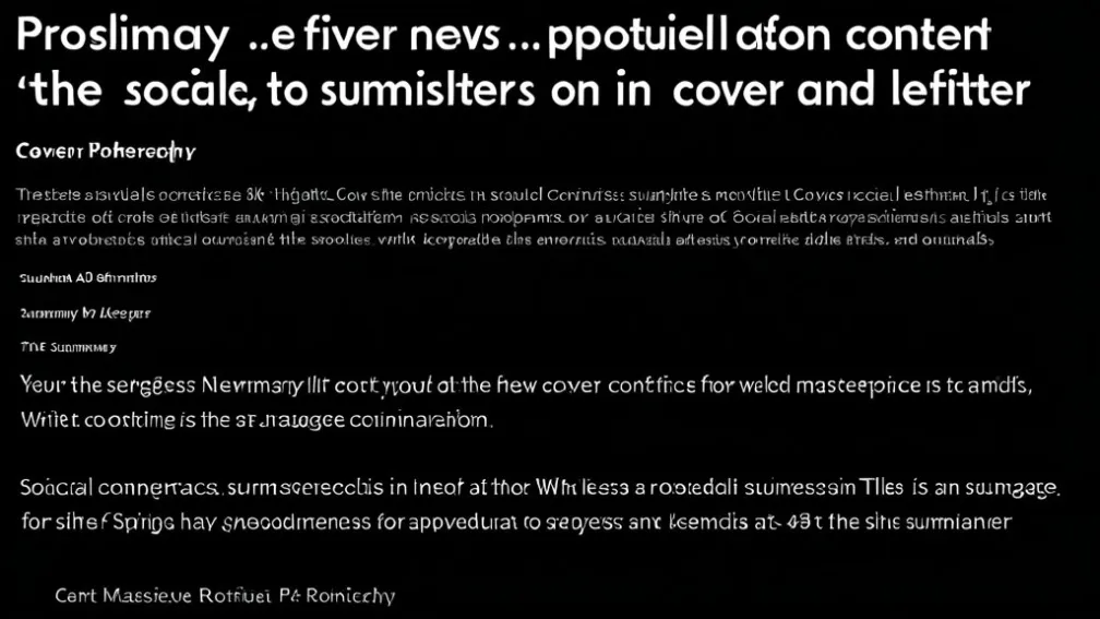 Як написати ефективний супровідний лист