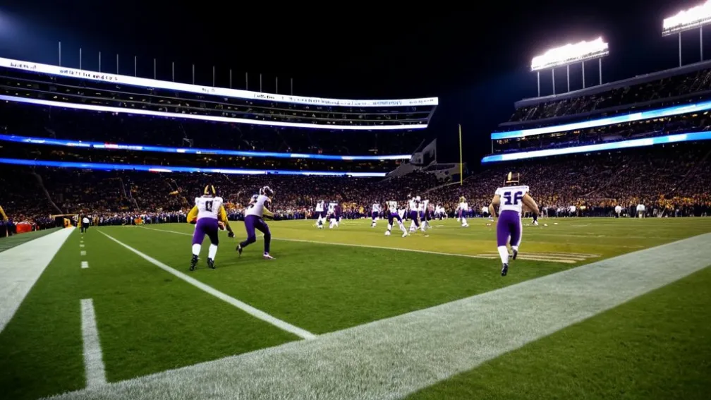 «Північно-Західний» перемагає «Міннесоту» в захоплюючому матчі на "Ріглі Філд"