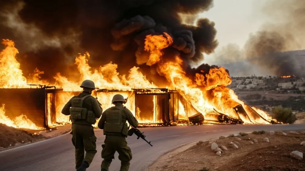 Штурми на палестинській деревні у Західній Банку від колоністів