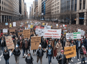 Протесты против миллиардеров в Нью-Йорке: климатические активисты требуют перемен