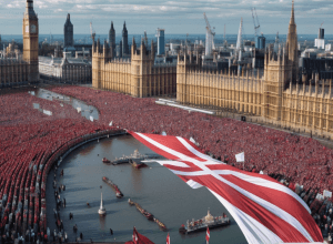 Массовый крайне правый протест в Лондоне обернулся столкновениями с полицией и арестами