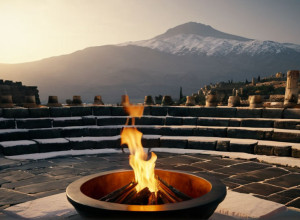 Олімпійський вогонь вирушив до Мілана та Кортіни, попри негоду на церемонії