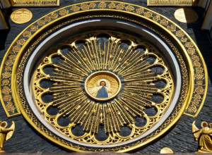 Символи на фасаді Софійського собору в Києві