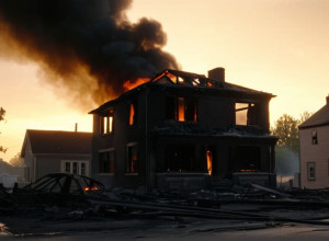 Масштабна пожежа у Франції: п'ятеро загиблих у вогні