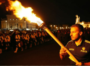 Активісти намагалися зірвати естафету олімпійського вогню в Римі