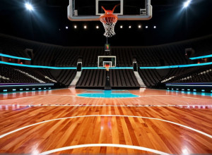 Порожній баскетбольний зал