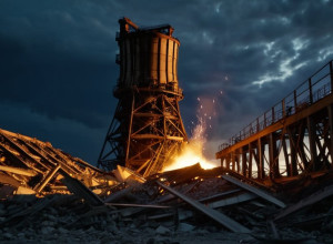 Обвал вежі на південнокорейській електростанції: щонайменше троє загиблих