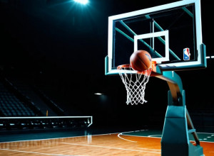 Фотореалістичне зображення баскетбольного майданчика