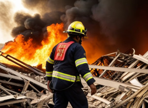 В Карачі пожар у торгової площі: спасовці намагаються витягти трупы