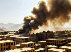 Взрыв у місцевострою в центрі Кабла, Афганستان: декілька людей пострадав