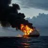 Танкер під прапором Гамбії загорівся в Чорному морі; екіпаж у безпеці
